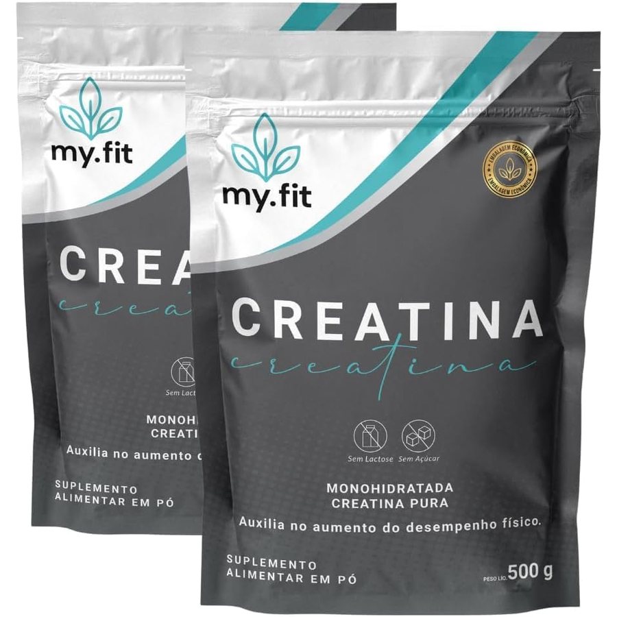 my.fit Kit 2x Creatina 100% Pura total 1kg
