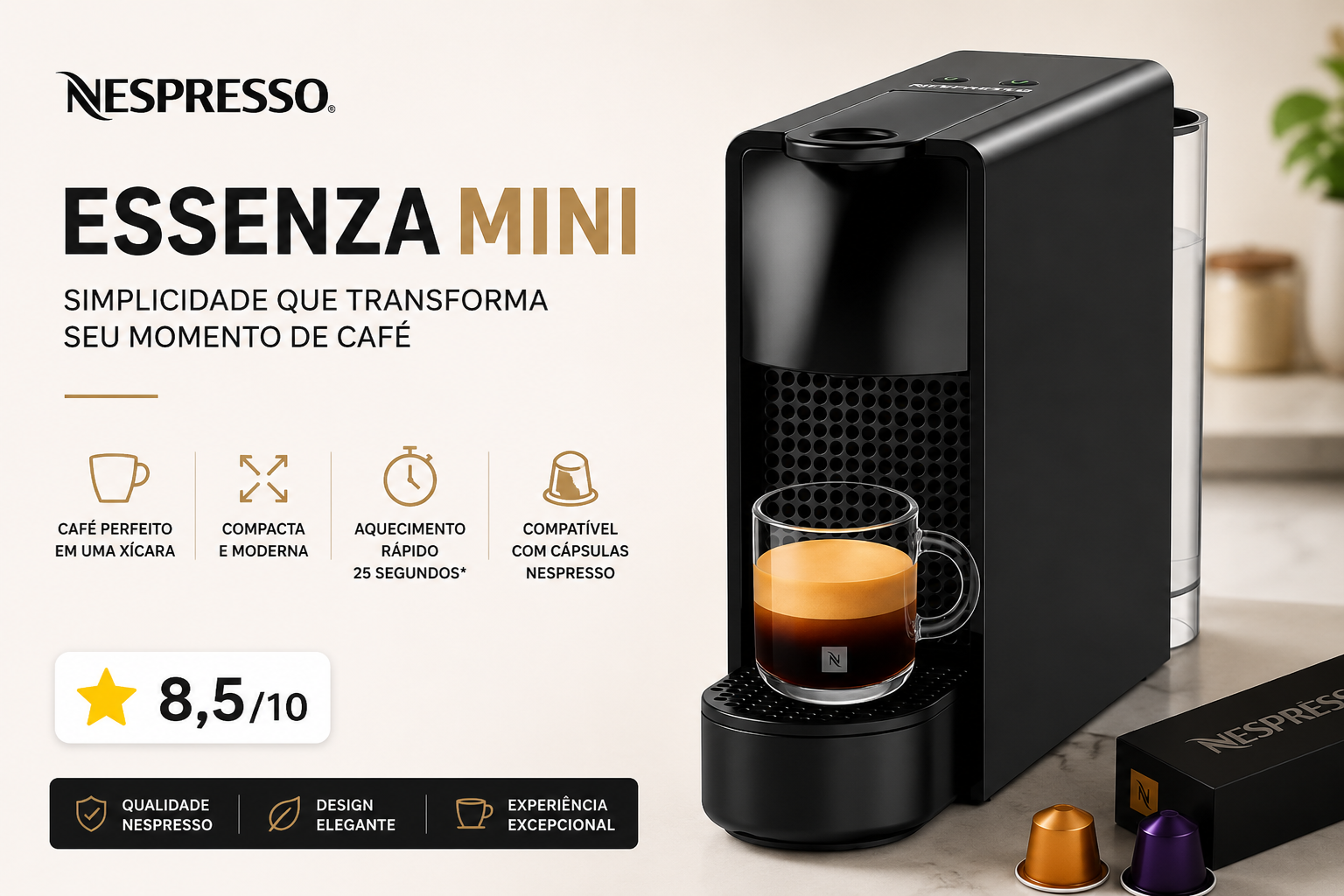 Cafeteira Nespresso