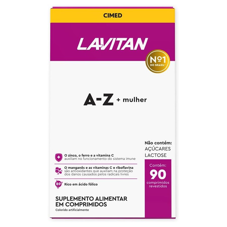 Lavitan A-Z Mulher 90 comprimidos