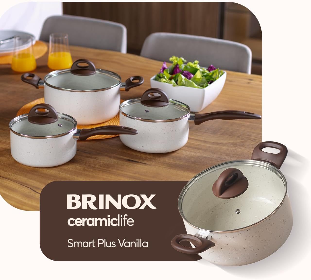 Banner Brinox Ceramic Life Smart Plus Vanilla