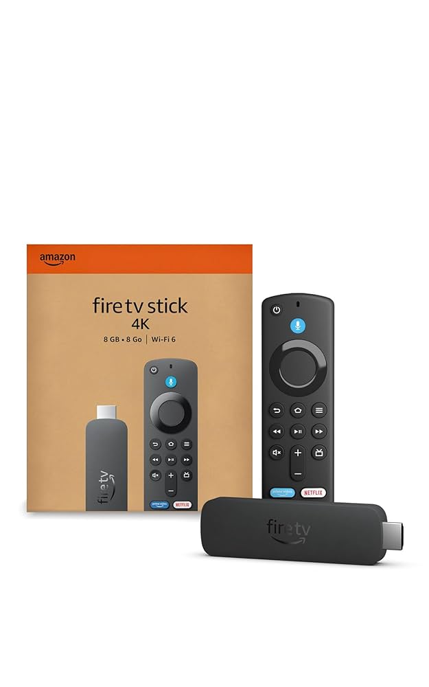 Fire TV Stick 4K com controle remoto Alexa