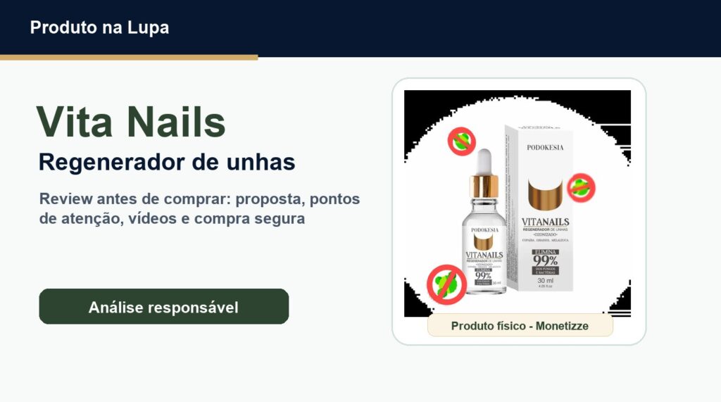 Vita Nails regenerador de unhas review Produto na Lupa