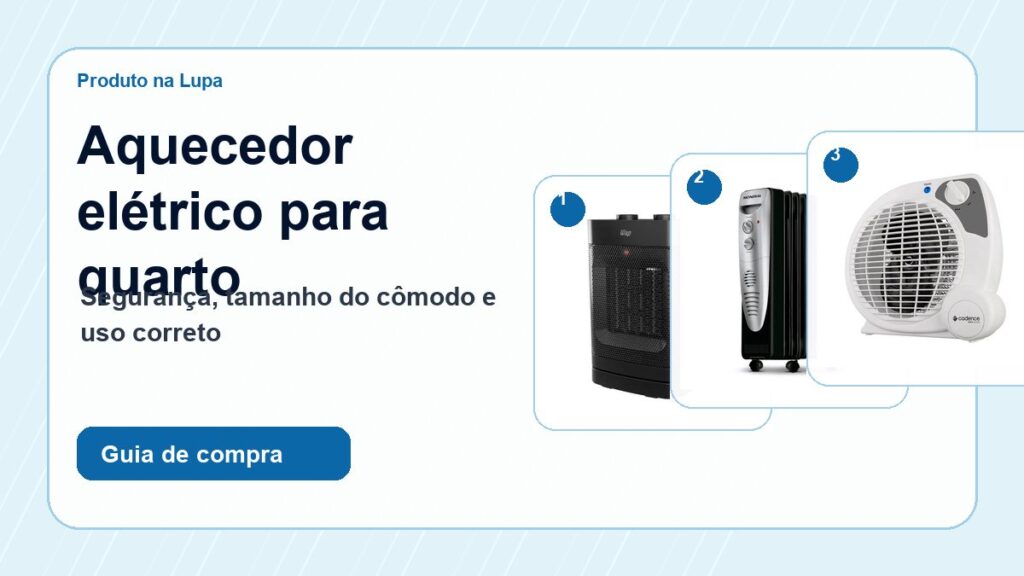 Aquecedor elétrico para quarto - como escolher com segurança antes de comprar