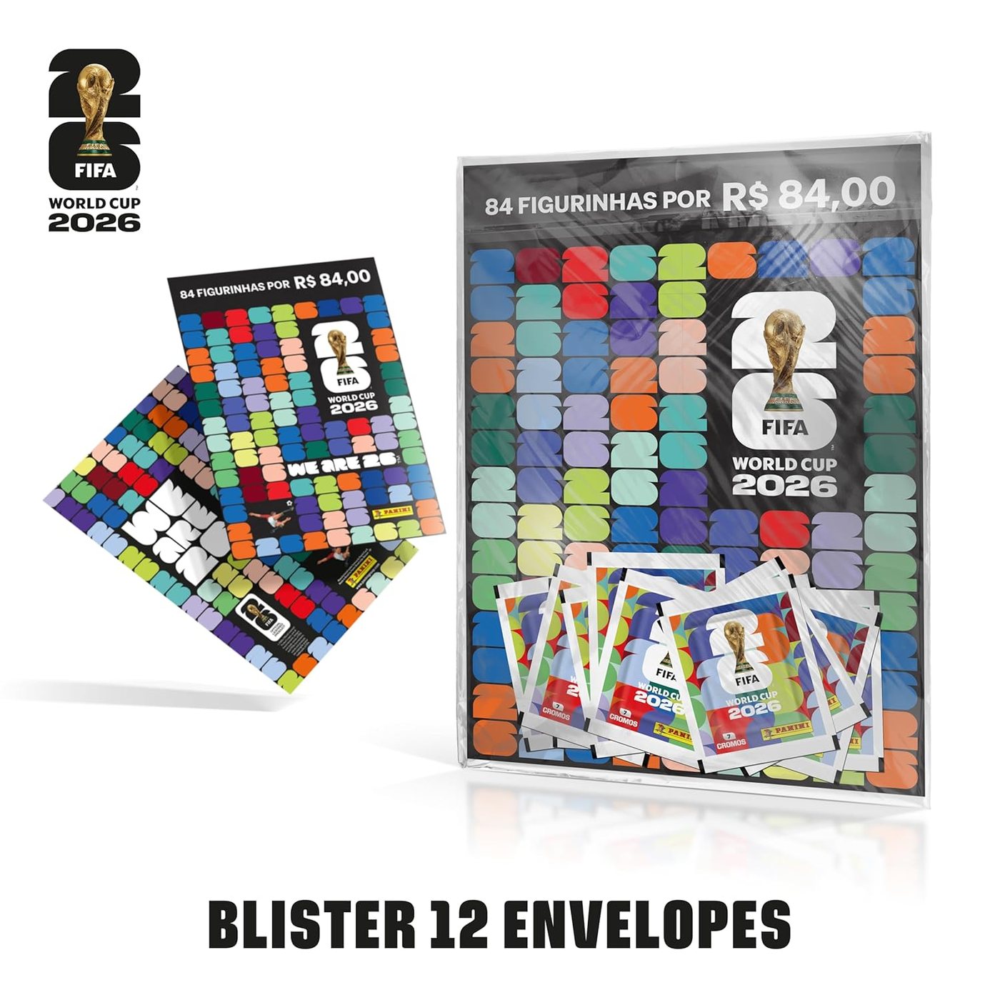 Blister 12 envelopes Copa 2026