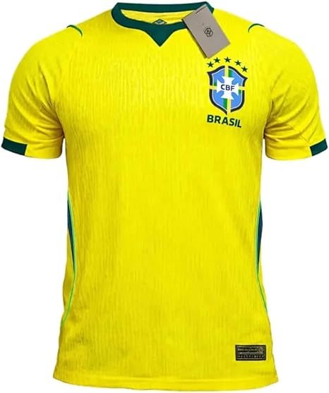 Camisa Brasil amarela com etiqueta