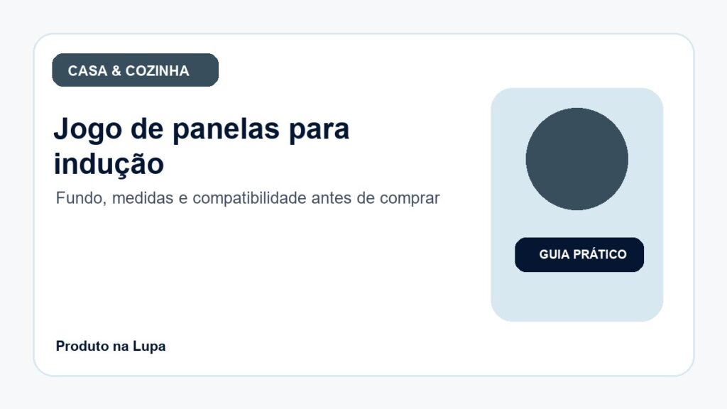 Jogo de panelas para indução